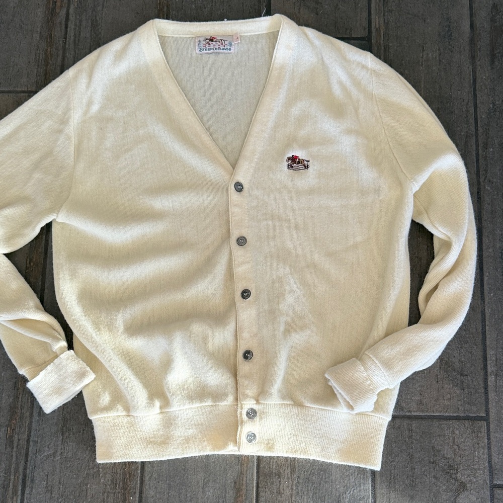 Vintage Grandpa Steeplechase cardigan